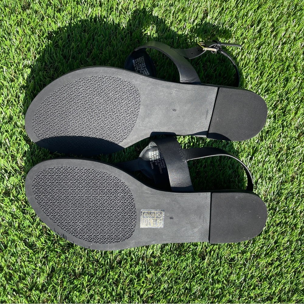 TORY BURCH Bryce Flat Thong Ivory Sandal 43066 US Women - Picture 3 of 6